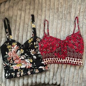 2 BOG Collective Bohemian Tanks Sz Small